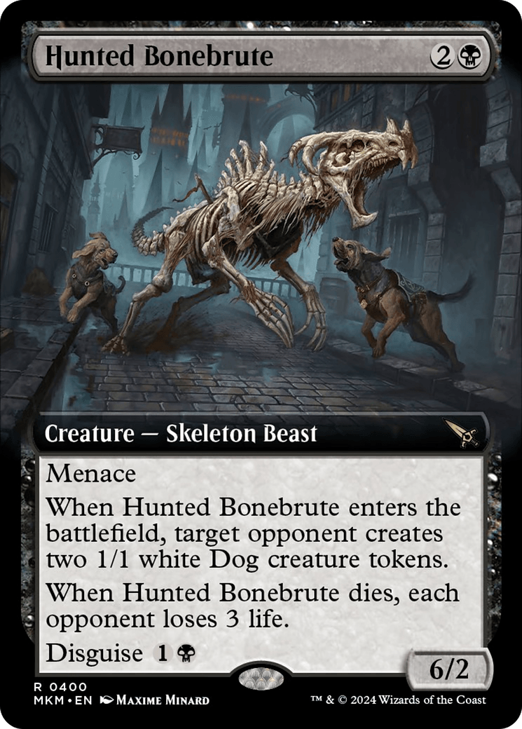 Hunted Bonebrute (Extended Art) [Murders at Karlov Manor] - Josh's Cards