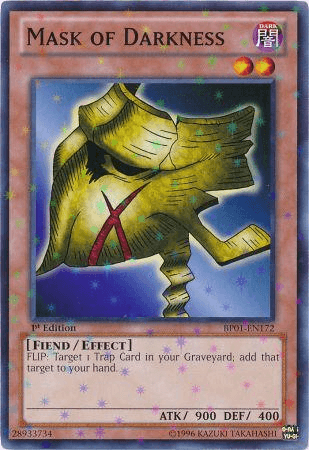 Mask of Darkness [BP01-EN172] Starfoil Rare - Josh's Cards