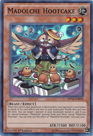 Madolche Hootcake [MP14-EN018] Super Rare - Josh's Cards