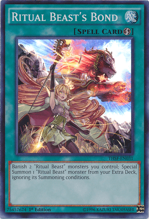Ritual Beast's Bond [THSF-EN031] Super Rare - Josh's Cards