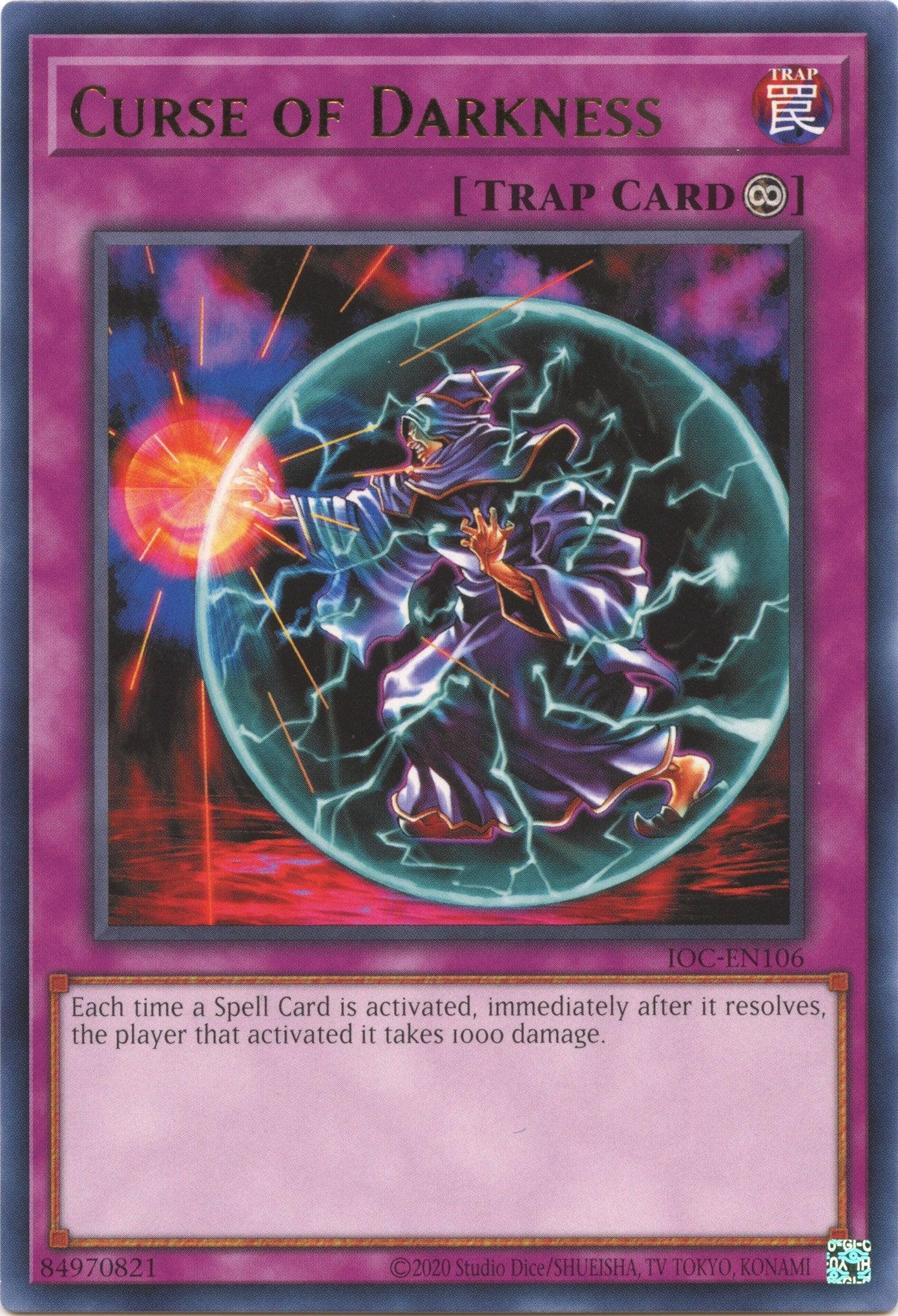 Curse of Darkness (25th Anniversary) [IOC-EN106] Rare - Josh's Cards
