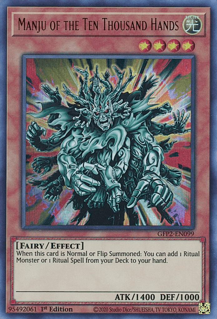 Manju of the Ten Thousand Hands [GFP2-EN099] Ultra Rare - Josh's Cards