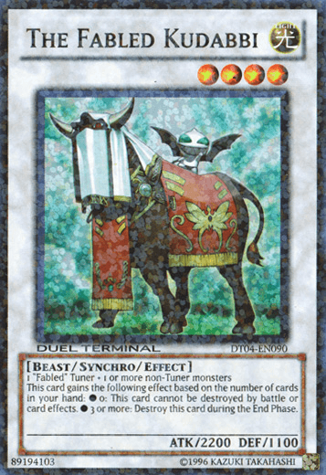 The Fabled Kudabbi [DT04-EN090] Super Rare - Josh's Cards