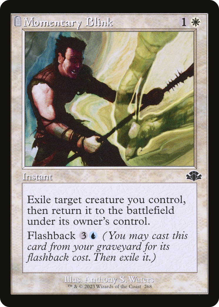 Momentary Blink (DMR-268) - Dominaria Remastered: (tombstone)
