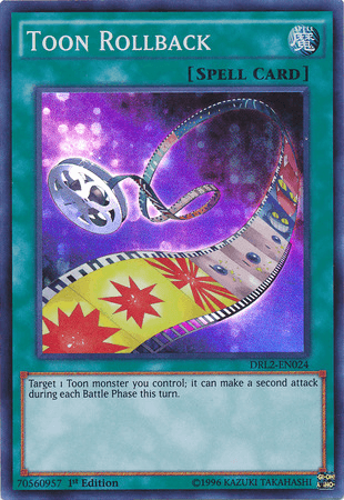 Toon Rollback [DRL2-EN024] Super Rare - Josh's Cards