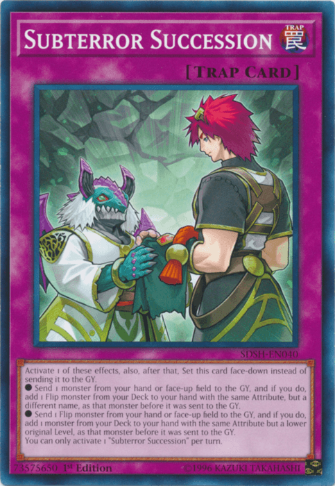Subterror Succession [SDSH-EN040] Common - Josh's Cards