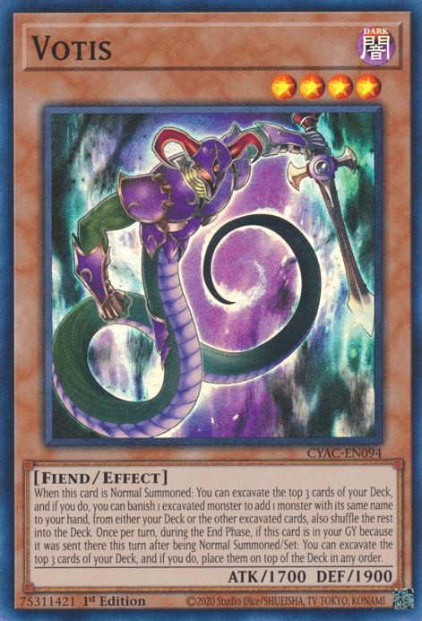 Votis [CYAC-EN094] Super Rare - Josh's Cards