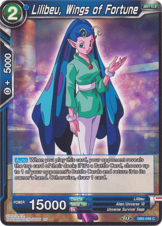 Lilibeu, Wings of Fortune (DB2-048) [Divine Multiverse] Parallel Foil