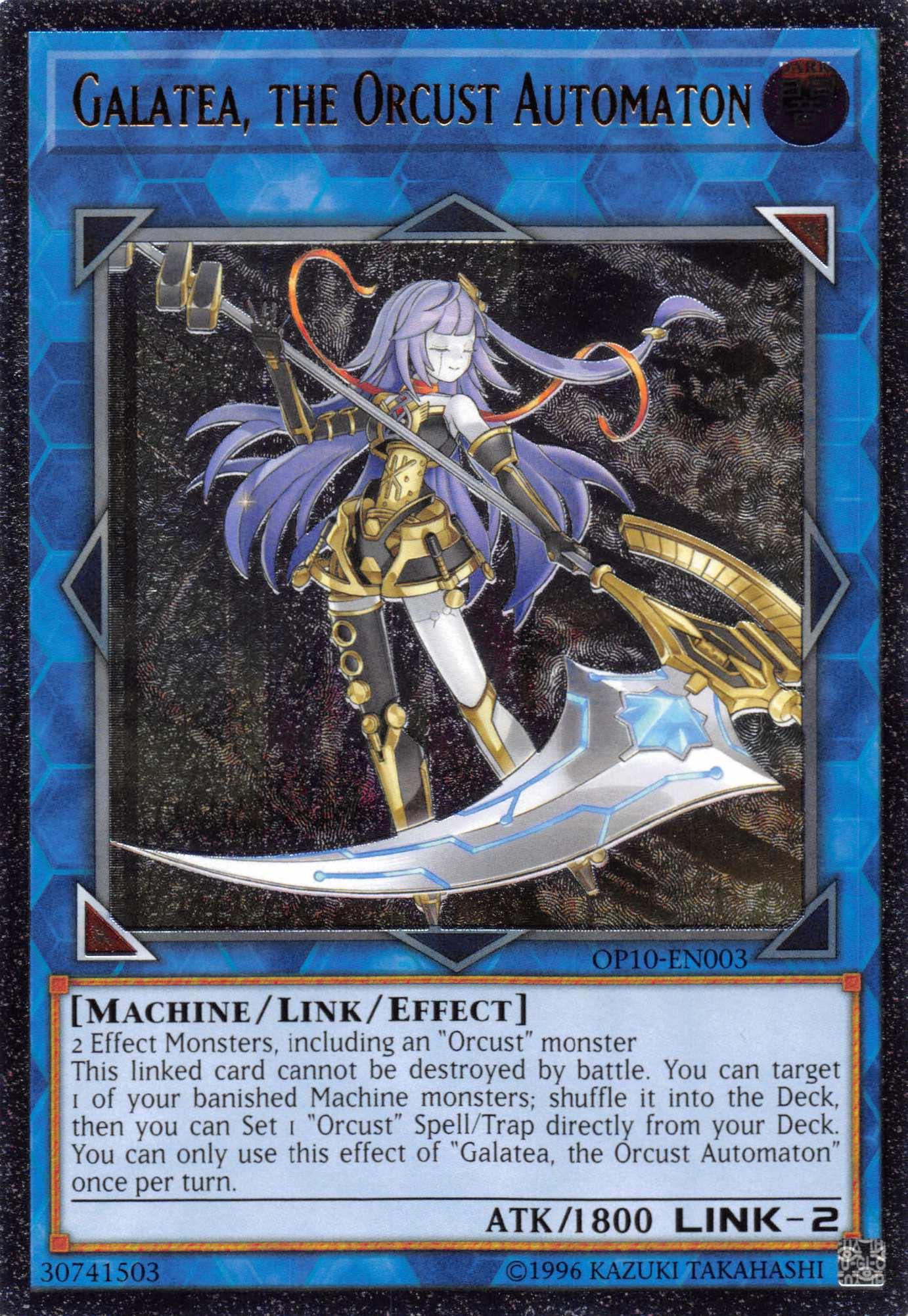 Galatea, the Orcust Automaton [OP10-EN003] Ultimate Rare - Josh's Cards