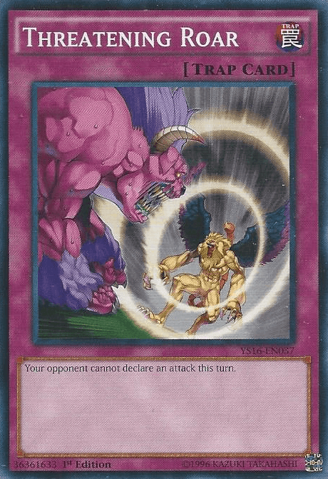 Threatening Roar [YS16-EN037] Common - Josh's Cards