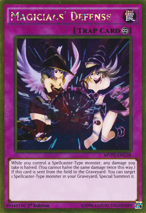 Magicians' Defense [MVP1-ENG28] Gold Rare - Josh's Cards