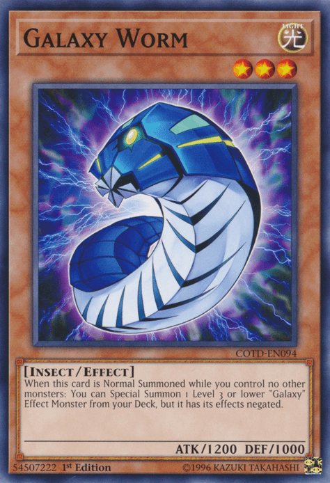 Galaxy Worm [COTD-EN094] Common - Josh's Cards