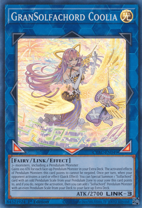 GranSolfachord Coolia [CYAC-EN049] Super Rare - Josh's Cards