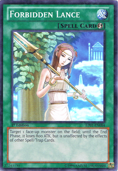 Forbidden Lance [BP01-EN084] Starfoil Rare - Josh's Cards