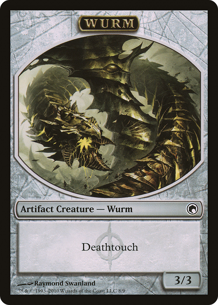 Wurm (SOM-008) - Scars of Mirrodin Tokens