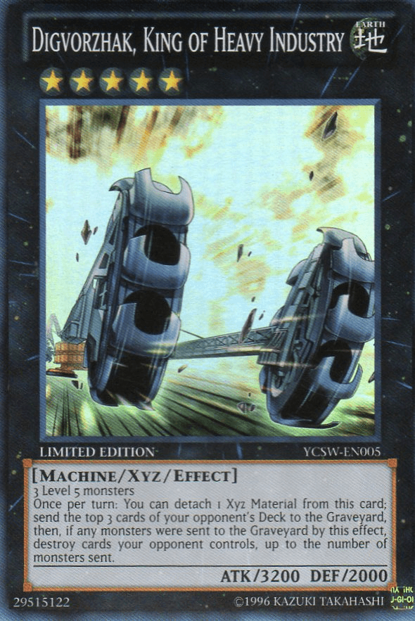 Digvorzhak, King of Heavy Industry [YCSW-EN005] Super Rare - Josh's Cards