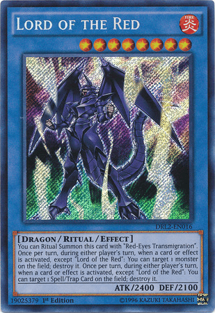 Lord of the Red [DRL2-EN016] Secret Rare - Josh's Cards