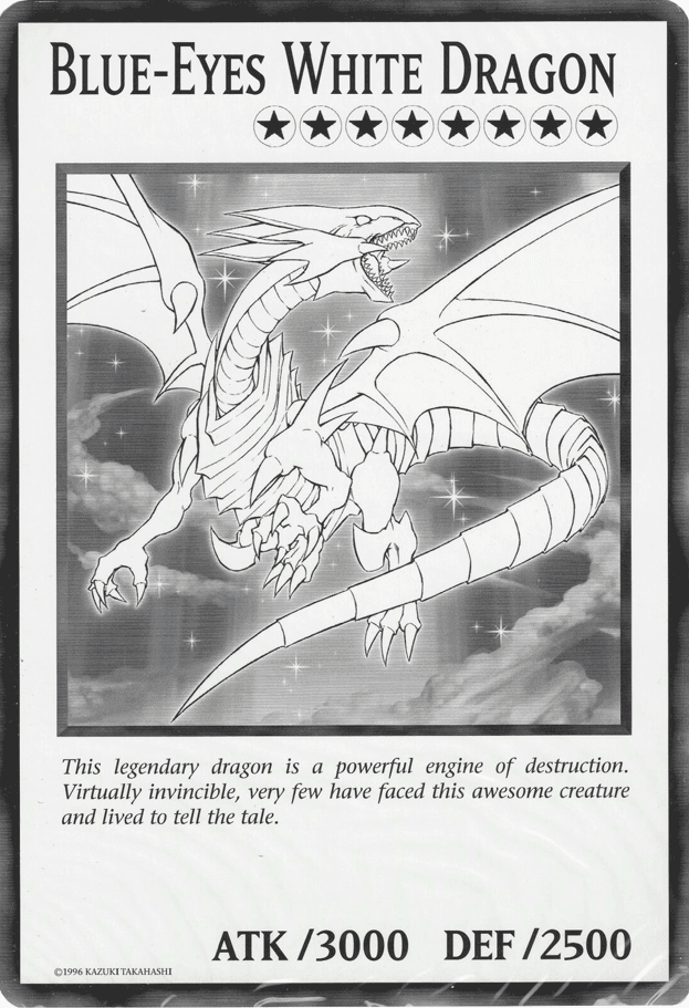 Blue-Eyes White Dragon (Oversized) Common - Josh's Cards