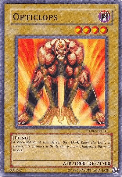Opticlops [DB2-EN131] Common - Josh's Cards