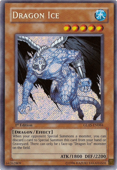 Dragon Ice [GLAS-EN084] Secret Rare - Josh's Cards