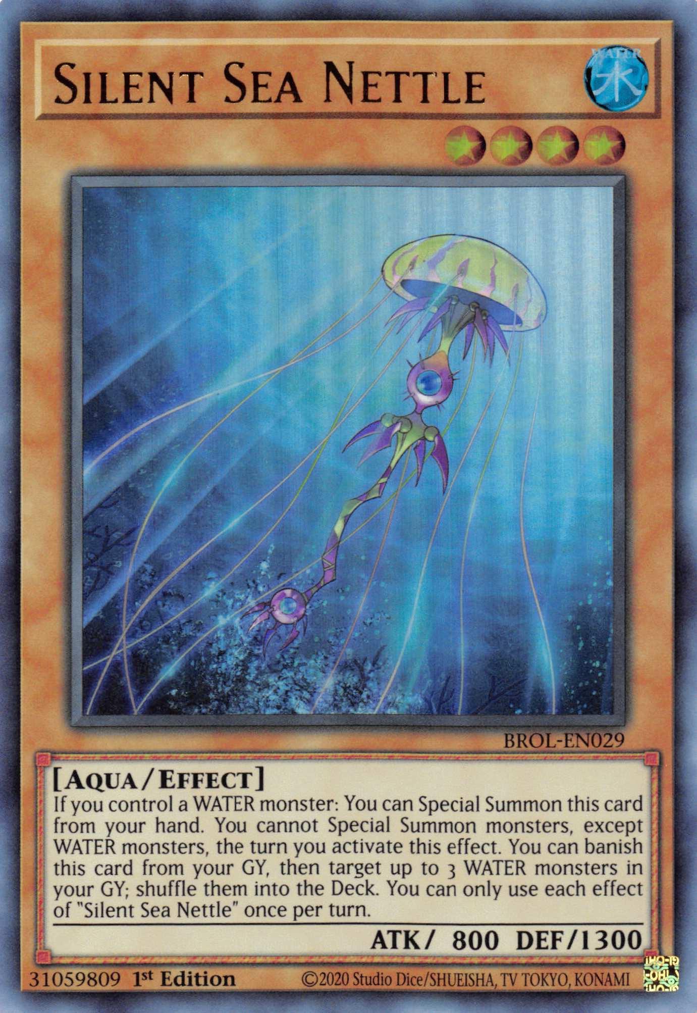Silent Sea Nettle [BROL-EN029] Ultra Rare - Josh's Cards