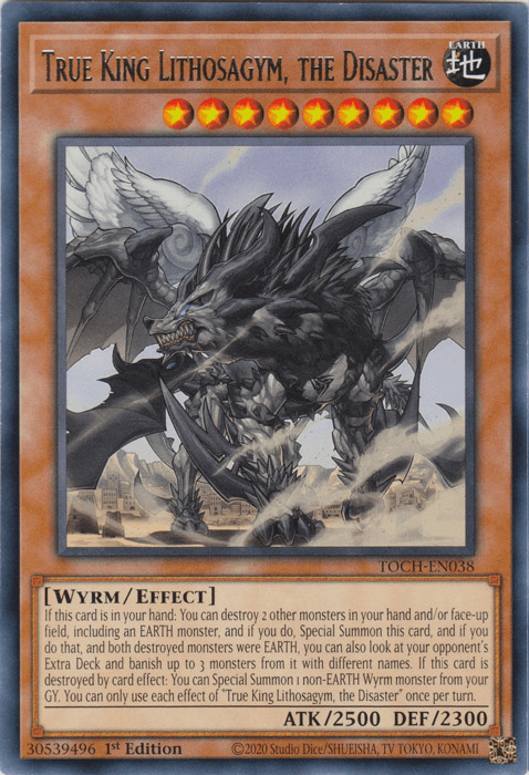 True King Lithosagym, the Disaster [TOCH-EN038] Rare - Josh's Cards
