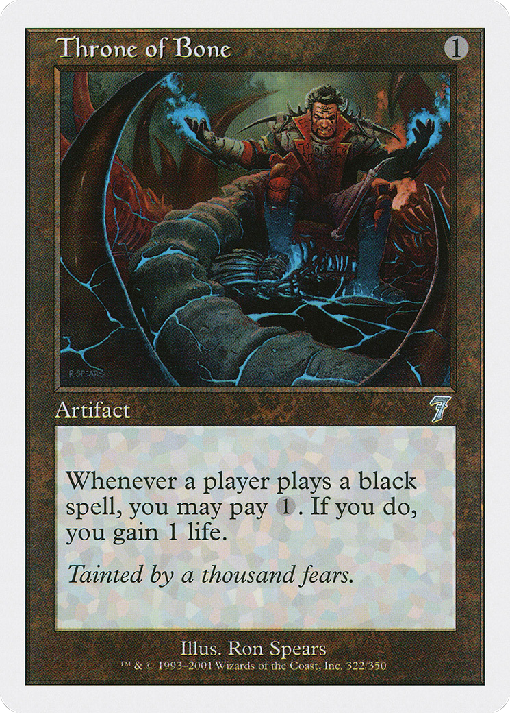 Throne of Bone [Seventh Edition] Foil