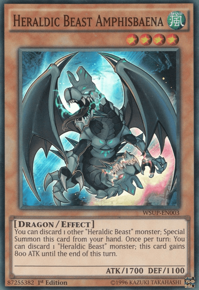 Heraldic Beast Amphisbaena [WSUP-EN003] Super Rare - Josh's Cards