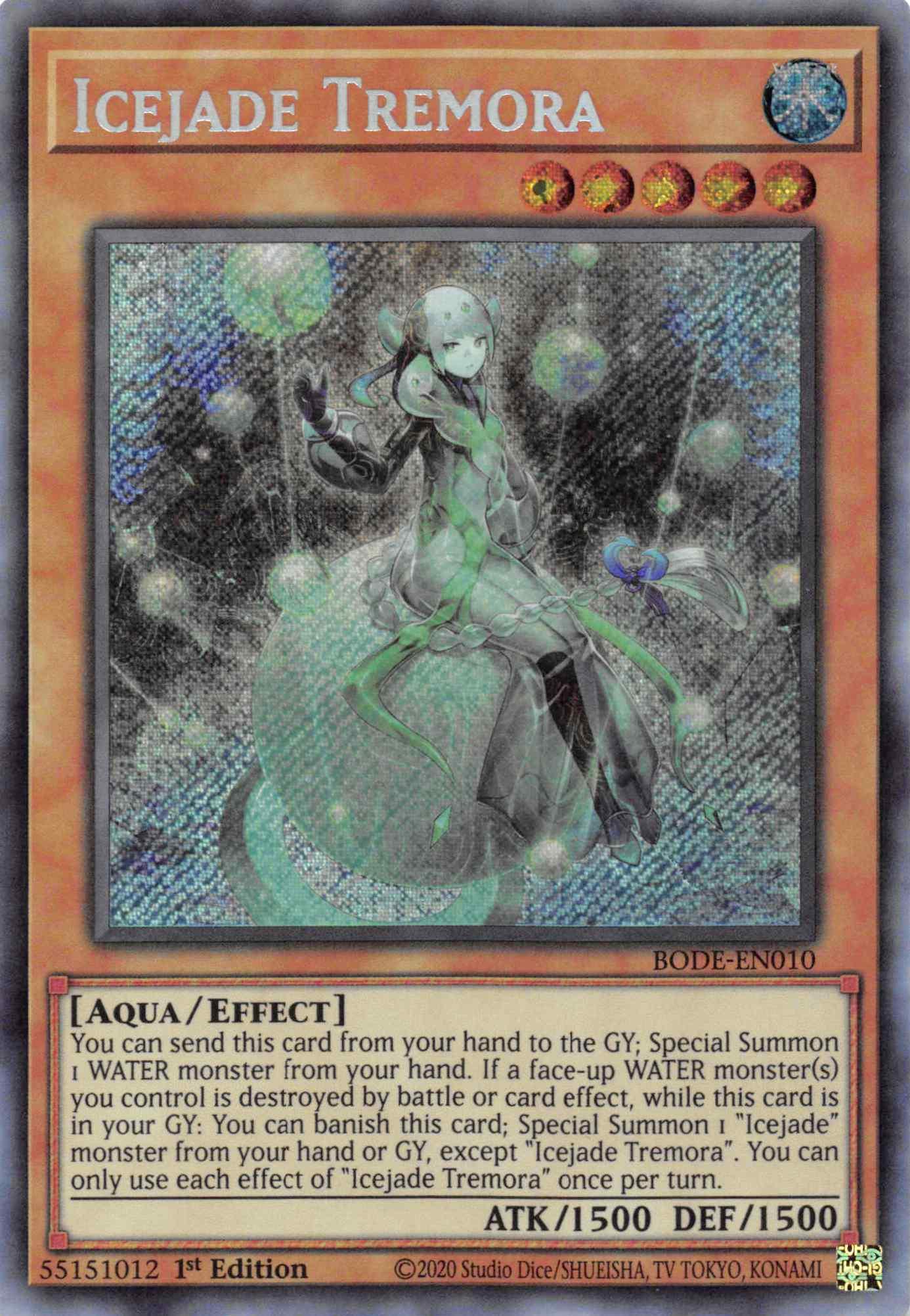 Icejade Tremora [BODE-EN010] Secret Rare - Josh's Cards