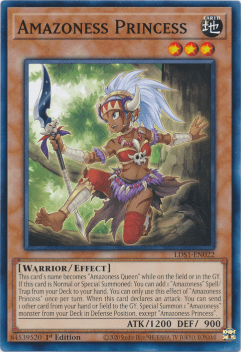 Amazoness Princess [LDS1-EN022] Common - Josh's Cards