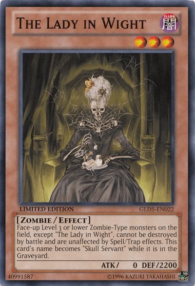 The Lady in Wight [GLD5-EN022] Common - Josh's Cards