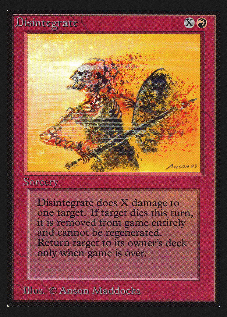 Disintegrate (IED-) - Intl. Collectors' Edition