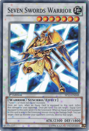 Seven Swords Warrior [SP13-EN048] Starfoil Rare - Josh's Cards
