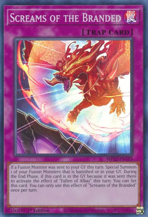 Screams of the Branded [MP22-EN103] Super Rare - Josh's Cards