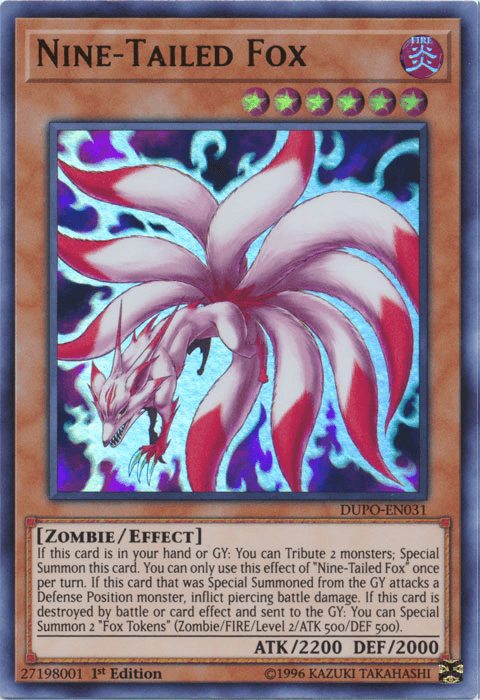 Nine-Tailed Fox [DUPO-EN031] Ultra Rare - Josh's Cards