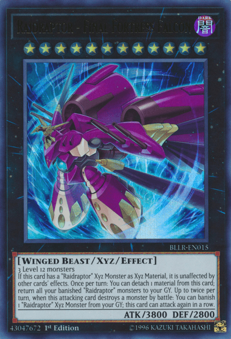 Raidraptor - Final Fortress Falcon [BLLR-EN015] Ultra Rare - Josh's Cards