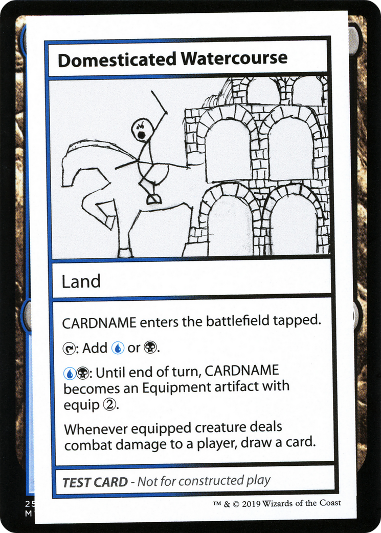 Domesticated Watercourse (CMB1-114) - Mystery Booster Playtest Cards 2021