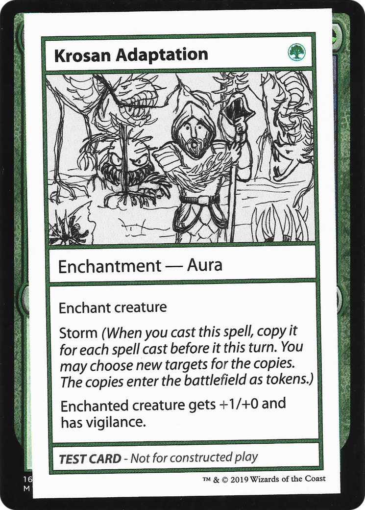 Krosan Adaptation (CMB1-080) - Mystery Booster Playtest Cards 2021