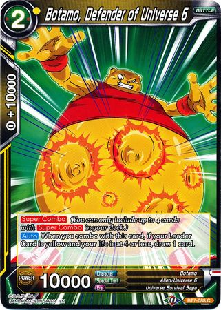 Botamo, Defender of Universe 6 (BT7-088) [Assault of the Saiyans] Parallel Foil