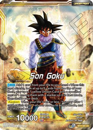 Son Goku // SS Son Goku, Fearless Fighter (BT17-081) [Ultimate Squad] Parallel Foil