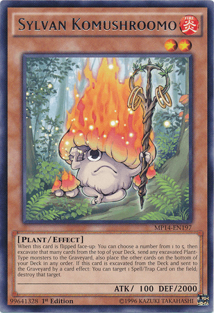 Sylvan Komushroomo [MP14-EN197] Rare - Josh's Cards
