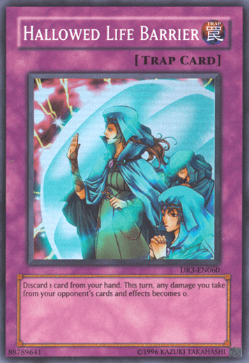 Hallowed Life Barrier [DR3-EN060] Super Rare - Josh's Cards