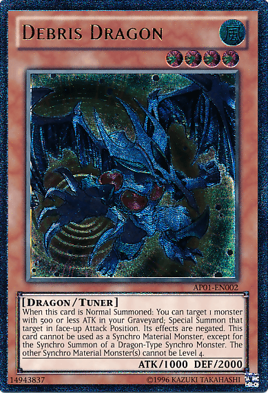Debris Dragon [AP01-EN002] Ultimate Rare - Josh's Cards