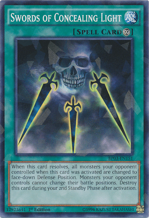 Swords of Concealing Light [BP03-EN151] Shatterfoil Rare - Josh's Cards