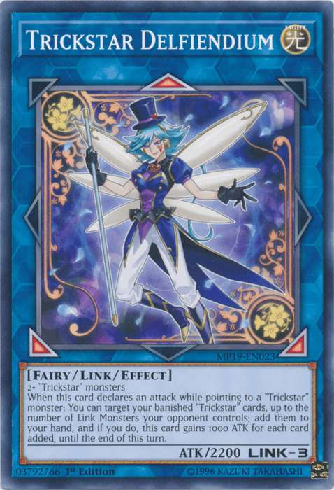 Trickstar Delfiendium [MP19-EN023] Common - Josh's Cards