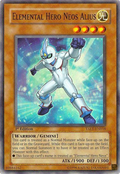 Elemental Hero Neos Alius [TAEV-EN018] Super Rare - Josh's Cards