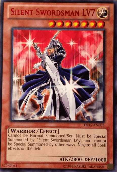 Silent Swordsman LV7 (Red) [DL17-EN003] Rare - Josh's Cards