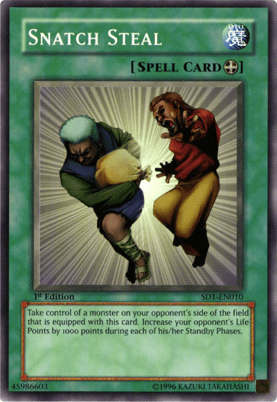 Snatch Steal [SD1-EN010] Common - Josh's Cards