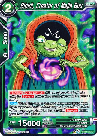 Bibidi, Creator of Majin Buu (BT11-072) [Vermilion Bloodline] Parallel Foil