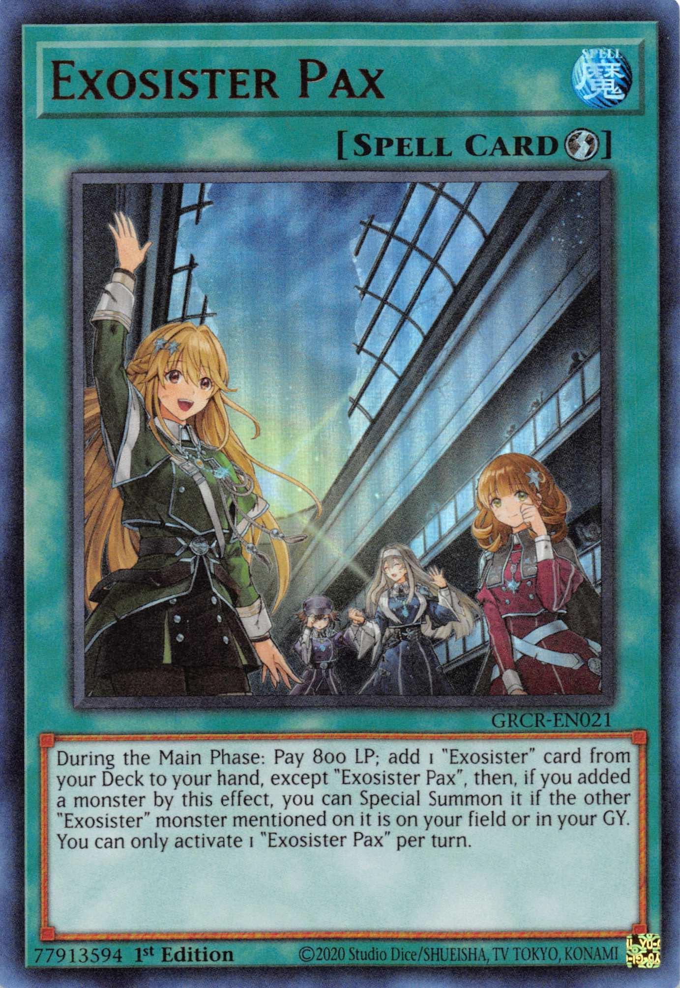 Exosister Pax [GRCR-EN021] Ultra Rare - Josh's Cards